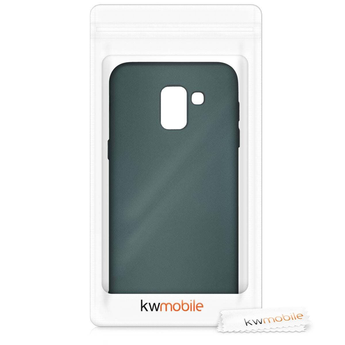 kwmobile Cell Phone Case for Samsung Galaxy J6 - Shimmering Silicone Case - Protective Cover