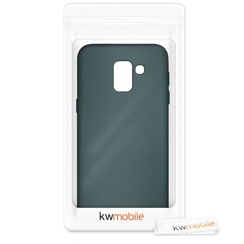 kwmobile Cell Phone Case for Samsung Galaxy J6 - Shimmering Silicone Case - Protective Cover