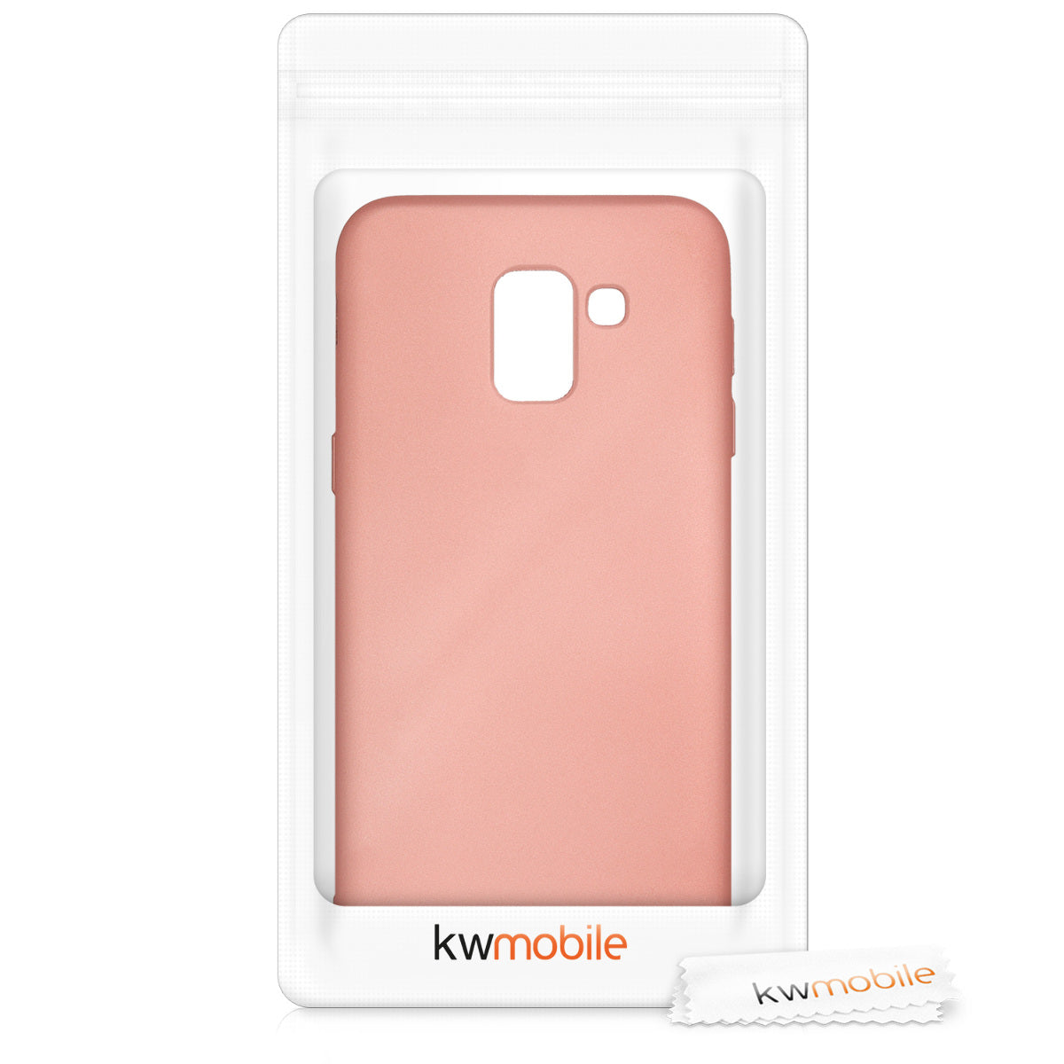 kwmobile Cell Phone Case for Samsung Galaxy J6 - Shimmering Silicone Case - Protective Cover