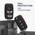 VW Skoda Seat 3-Button Silicone Car Key Cover Don't Touch My Key