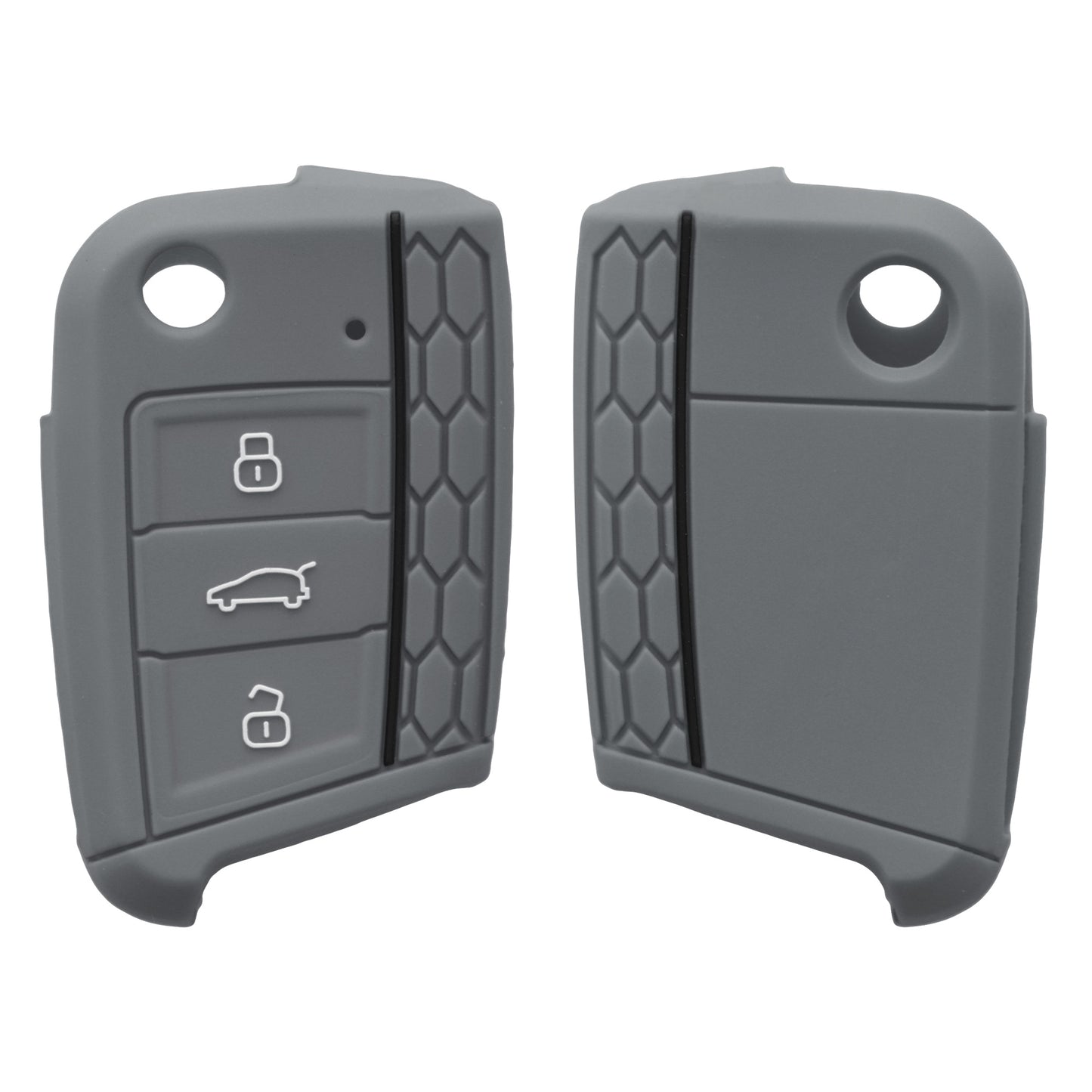 kwmobile Car Key Protection Case compatible with VW Golf 7 MK7 3-Button Car Key Cover
