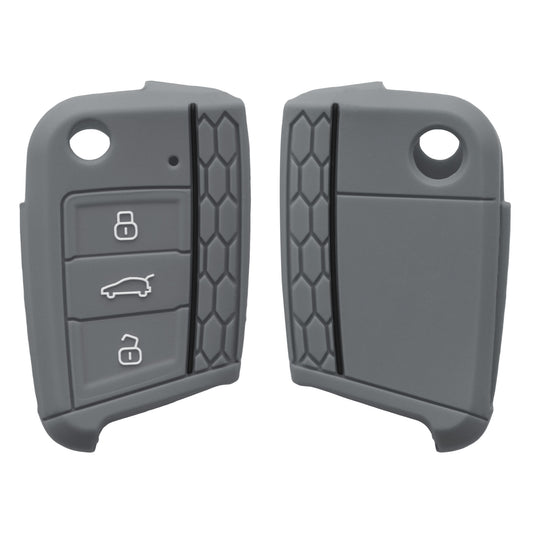 kwmobile Car Key Protection Case compatible with VW Golf 7 MK7 3-Button Car Key Cover