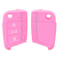 kwmobile Car Key Protection Case compatible with VW Golf 7 MK7 3-Button Car Key Cover