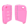 kwmobile Car Key Protection Case compatible with VW Golf 7 MK7 3-Button Car Key Cover