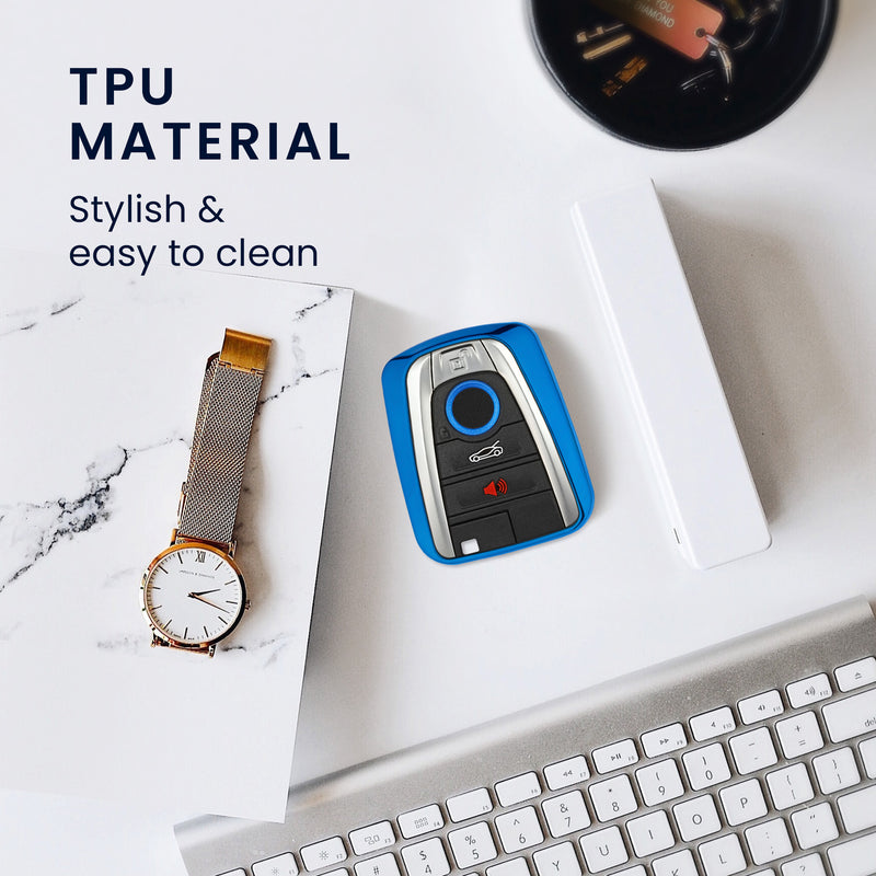 BMW 4-Button SmartKey TPU Car Key Cover