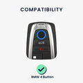BMW 4-Button SmartKey TPU Car Key Cover
