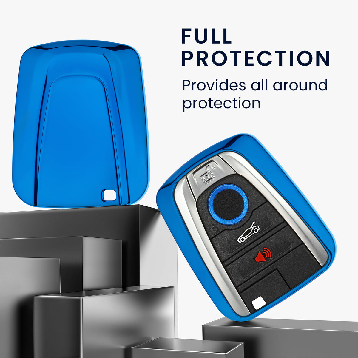 BMW 4-Button SmartKey TPU Car Key Cover