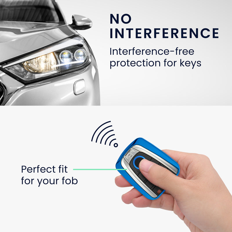 BMW 4-Button SmartKey TPU Car Key Cover