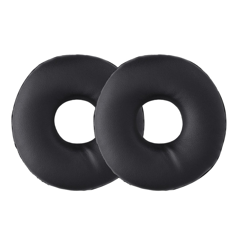 kwmobile 2x Ohr Polster für Logitech H390 / H600 Ohrpolster - Ersatz Ohrpolster - Kopfhörer Ersatzteile - Kopfhörer Ersatzpolster für Over Ear Headphones Schwarz  