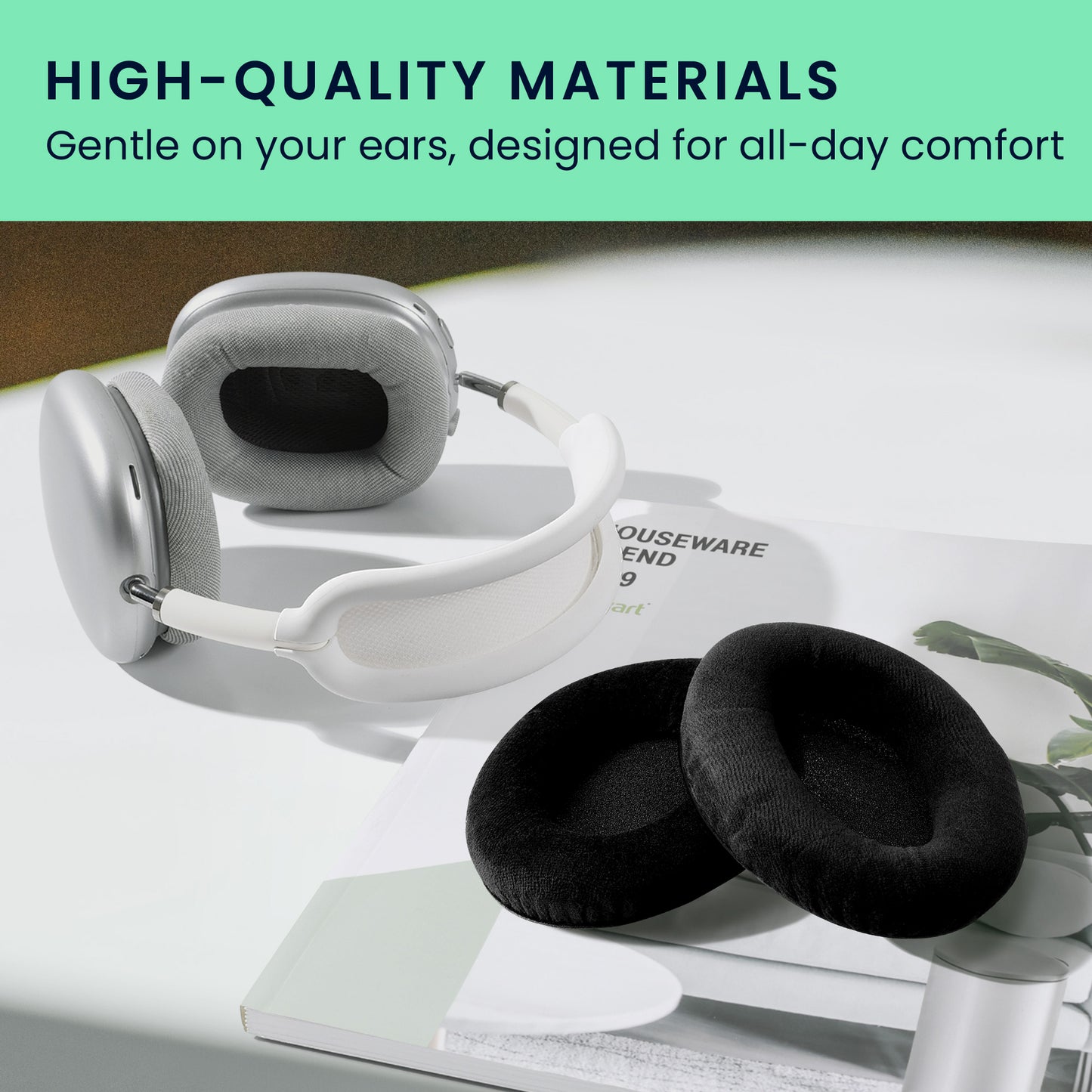 kwmobile Ear Pads for Sennheiser HD 559 / 569 / 599 Earpad Replacements Headphone Spare Parts Over Ear Headphones