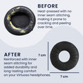 kwmobile Ear Pads for Sony MDR-ZX110 / MDR-ZX310 / MDR-ZX330 Ear Cushions Replacement Parts Headphone Replacement Pads Over Ear Headphones