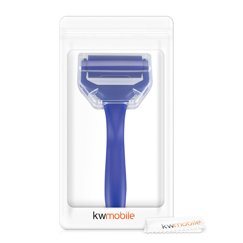 kwmobile Schallplatten Reinigungsroller für Schallplattenspieler - 16 x 6,4 cm - Staub Roller Vinyl Schallplatte