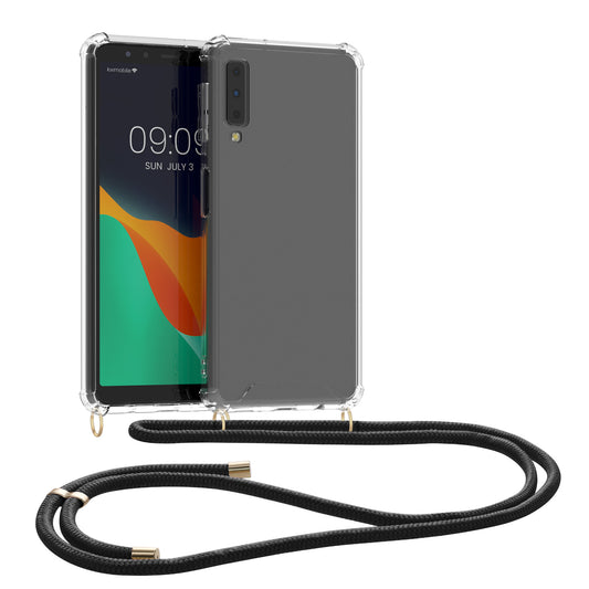kwmobile Necklace Case compatible with Samsung Galaxy A7 (2018) Cover
