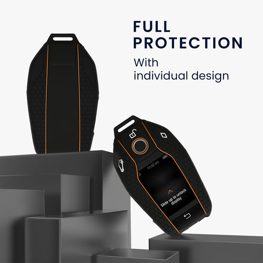 kwmobile Car Key Protection Case Compatible with BMW Display Key Car Key Cover