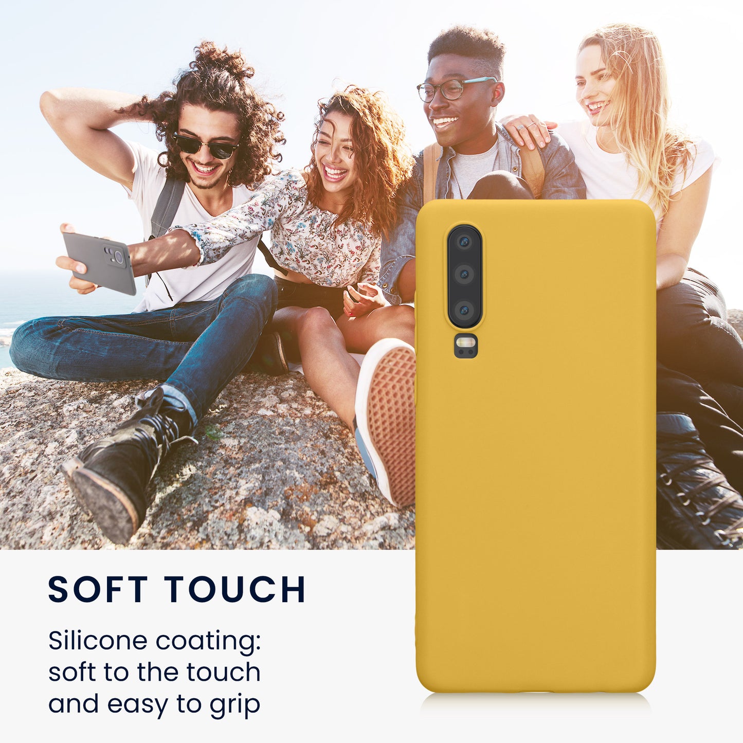 kwmobile Phone Case for Huawei P30 - Wireless Charging - Protective Cover