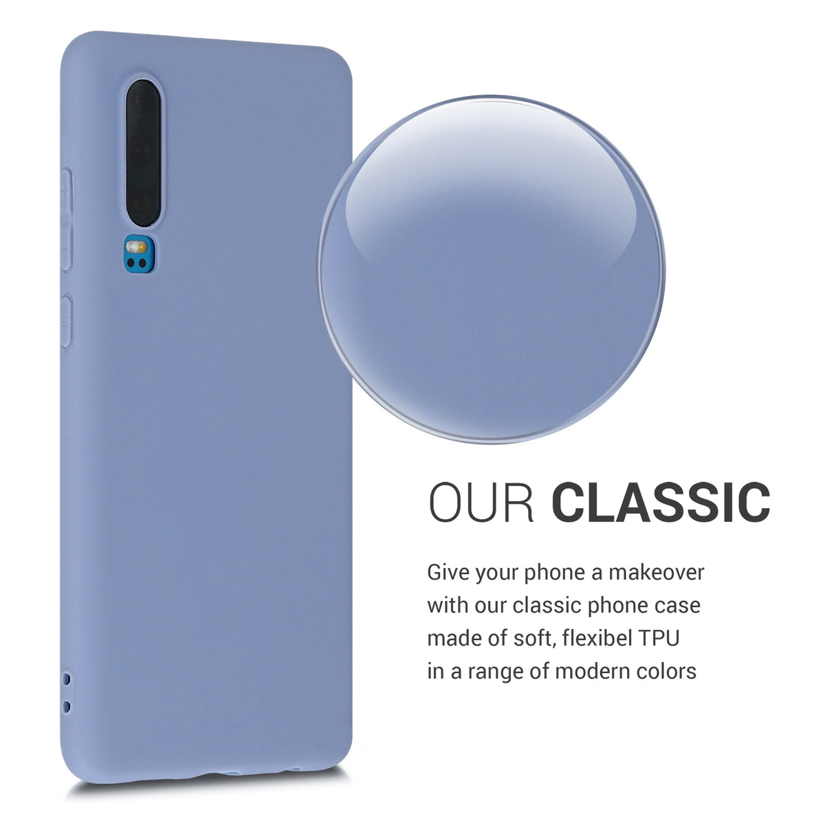 kwmobile Phone Case for Huawei P30 - Wireless Charging - Protective Cover