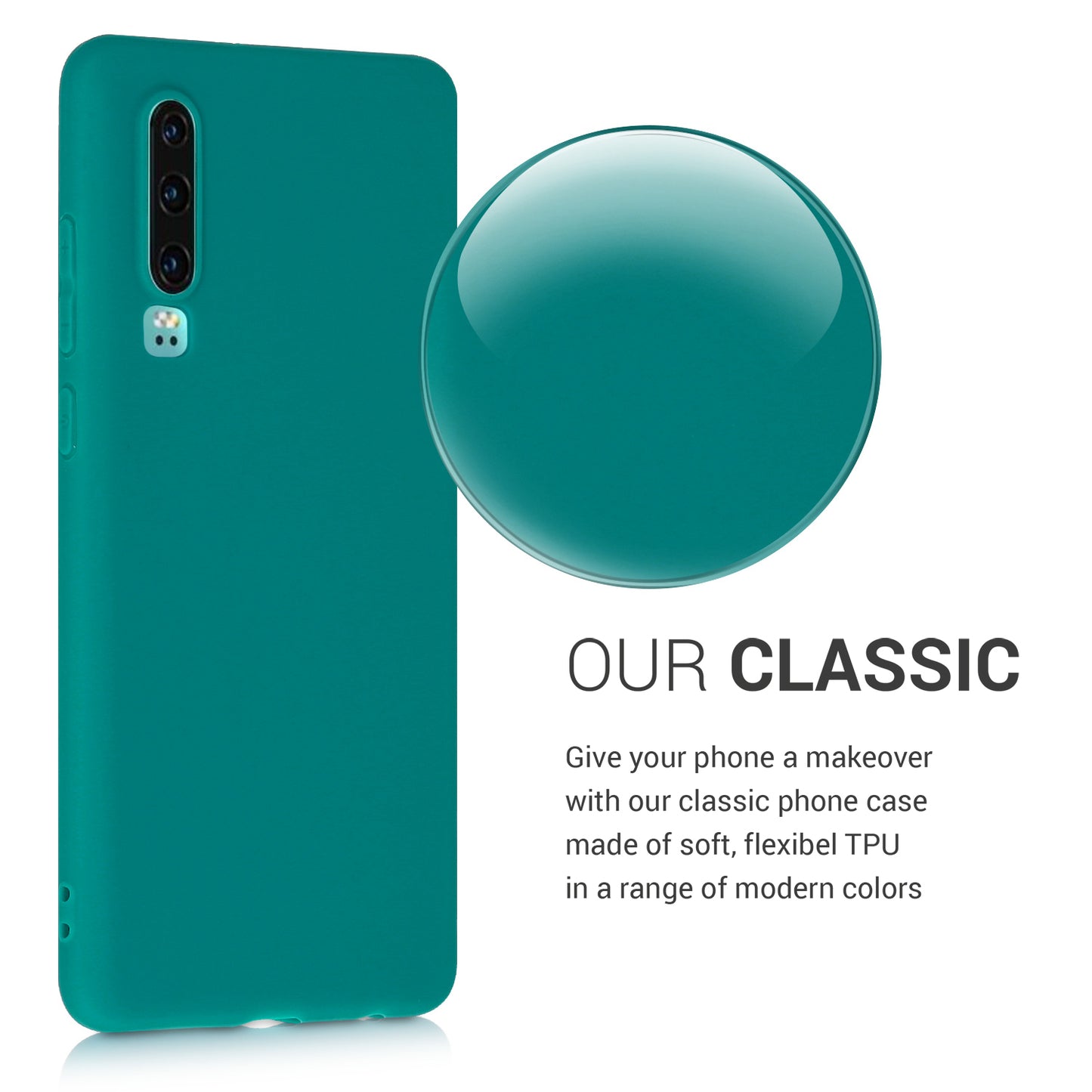kwmobile Phone Case for Huawei P30 - Wireless Charging - Protective Cover