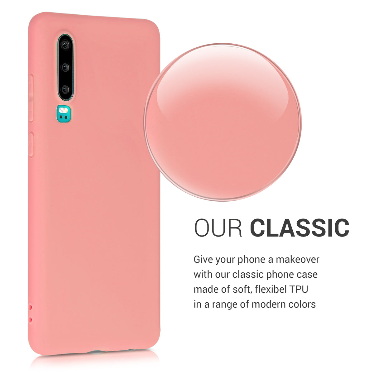 kwmobile Phone Case for Huawei P30 - Wireless Charging - Protective Cover