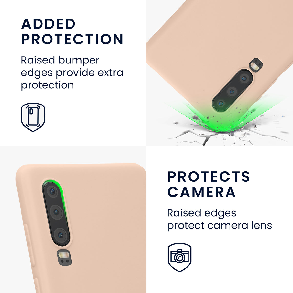 kwmobile Phone Case for Huawei P30 - Wireless Charging - Protective Cover