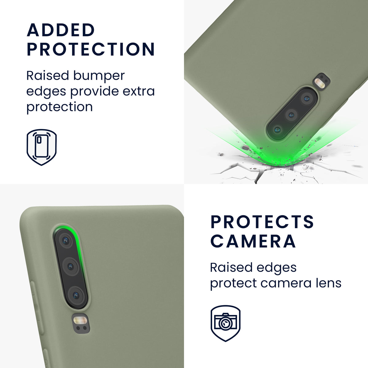 kwmobile Phone Case for Huawei P30 - Wireless Charging - Protective Cover