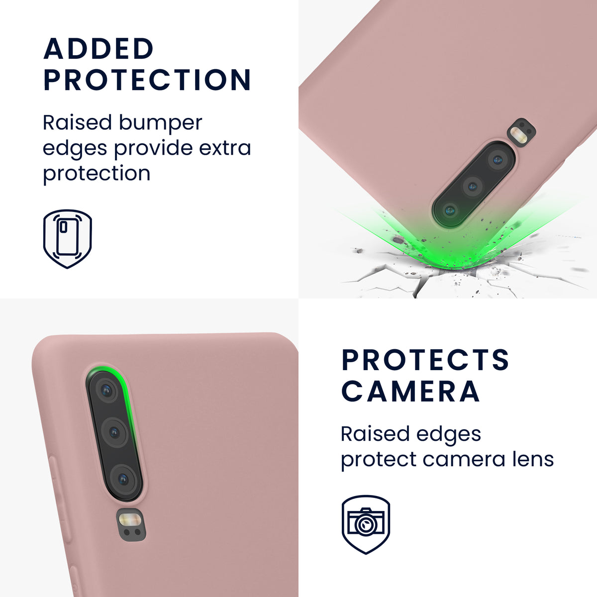 kwmobile Phone Case for Huawei P30 - Wireless Charging - Protective Cover