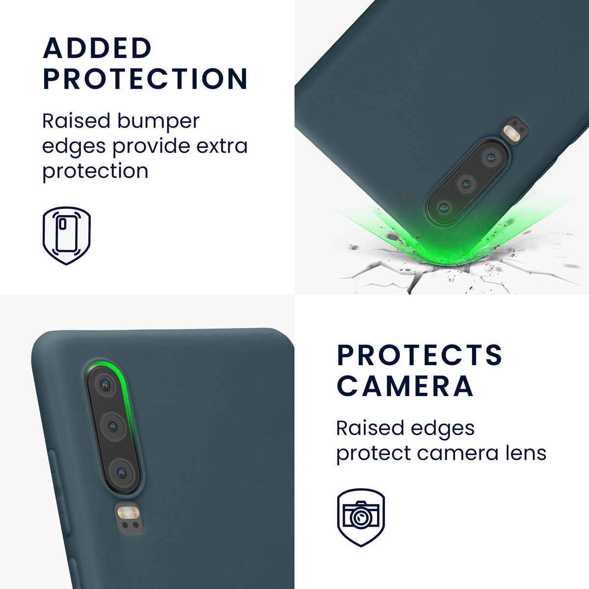 kwmobile Phone Case for Huawei P30 - Wireless Charging - Protective Cover