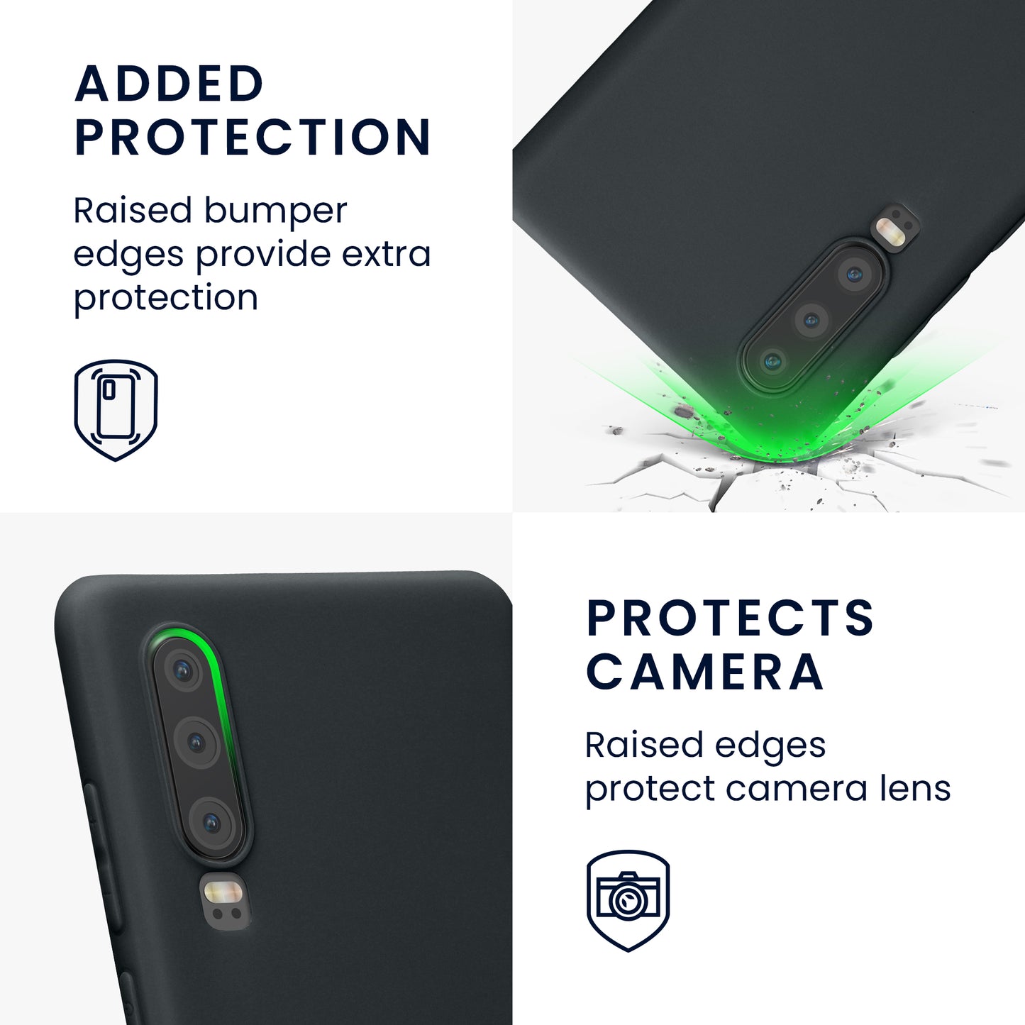 kwmobile Phone Case for Huawei P30 - Wireless Charging - Protective Cover