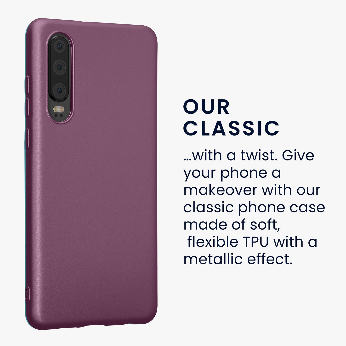 kwmobile Huawei P30 Case - Silicone Cover - Protective Case