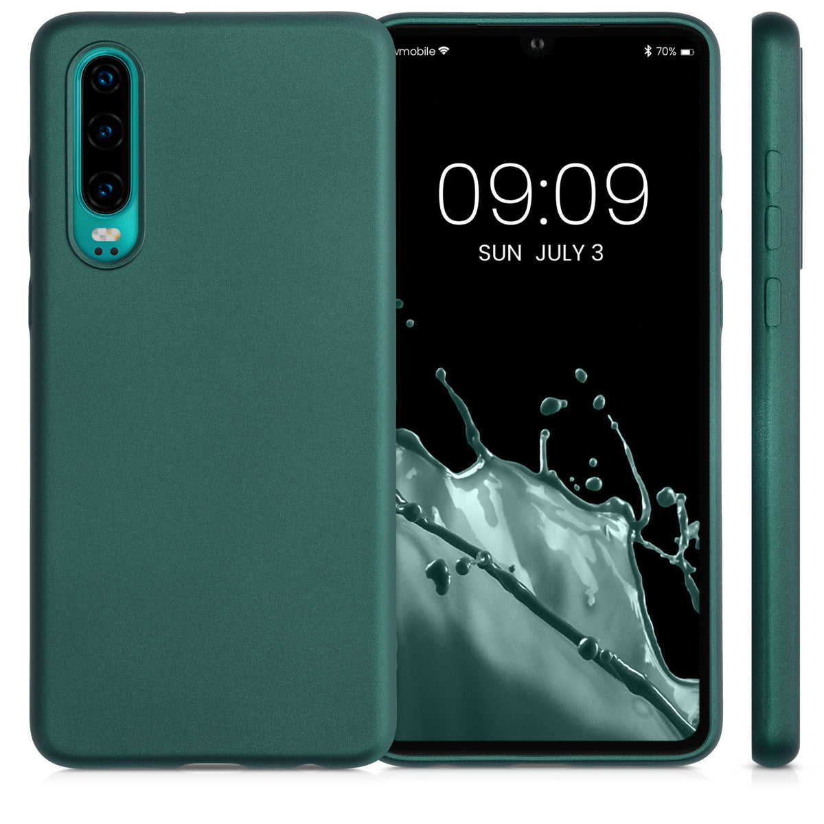 kwmobile Huawei P30 Case - Silicone Cover - Protective Case
