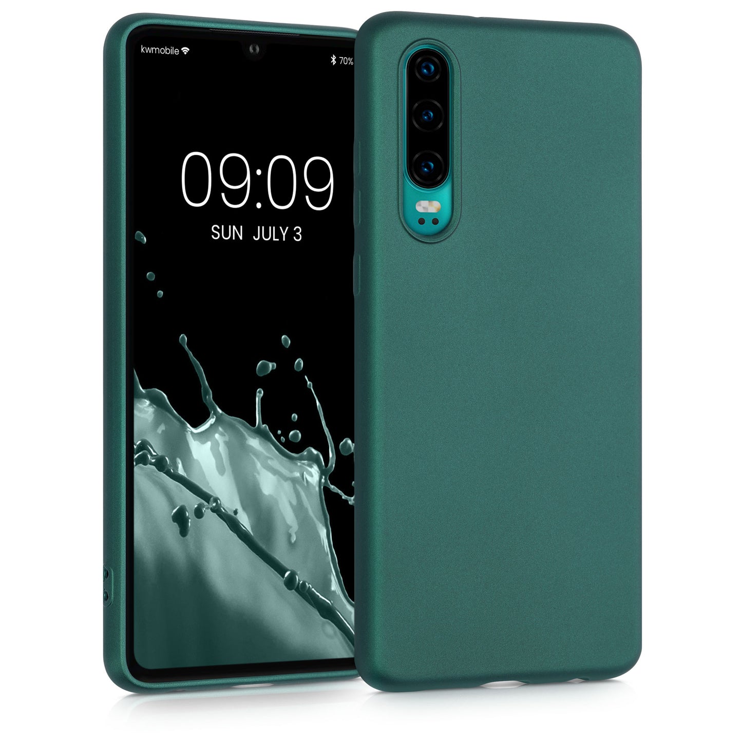 kwmobile Huawei P30 Case - Silicone Cover - Protective Case