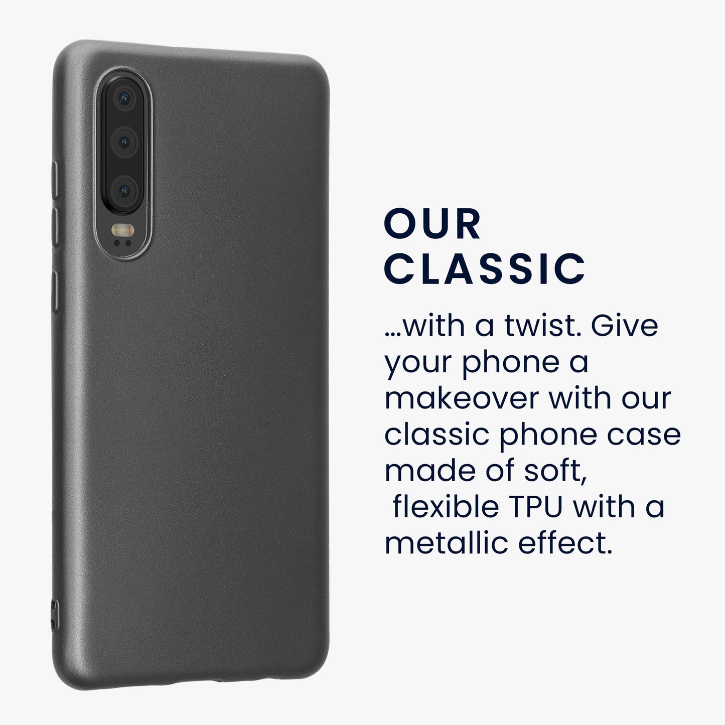 kwmobile Huawei P30 Case - Silicone Cover - Protective Case