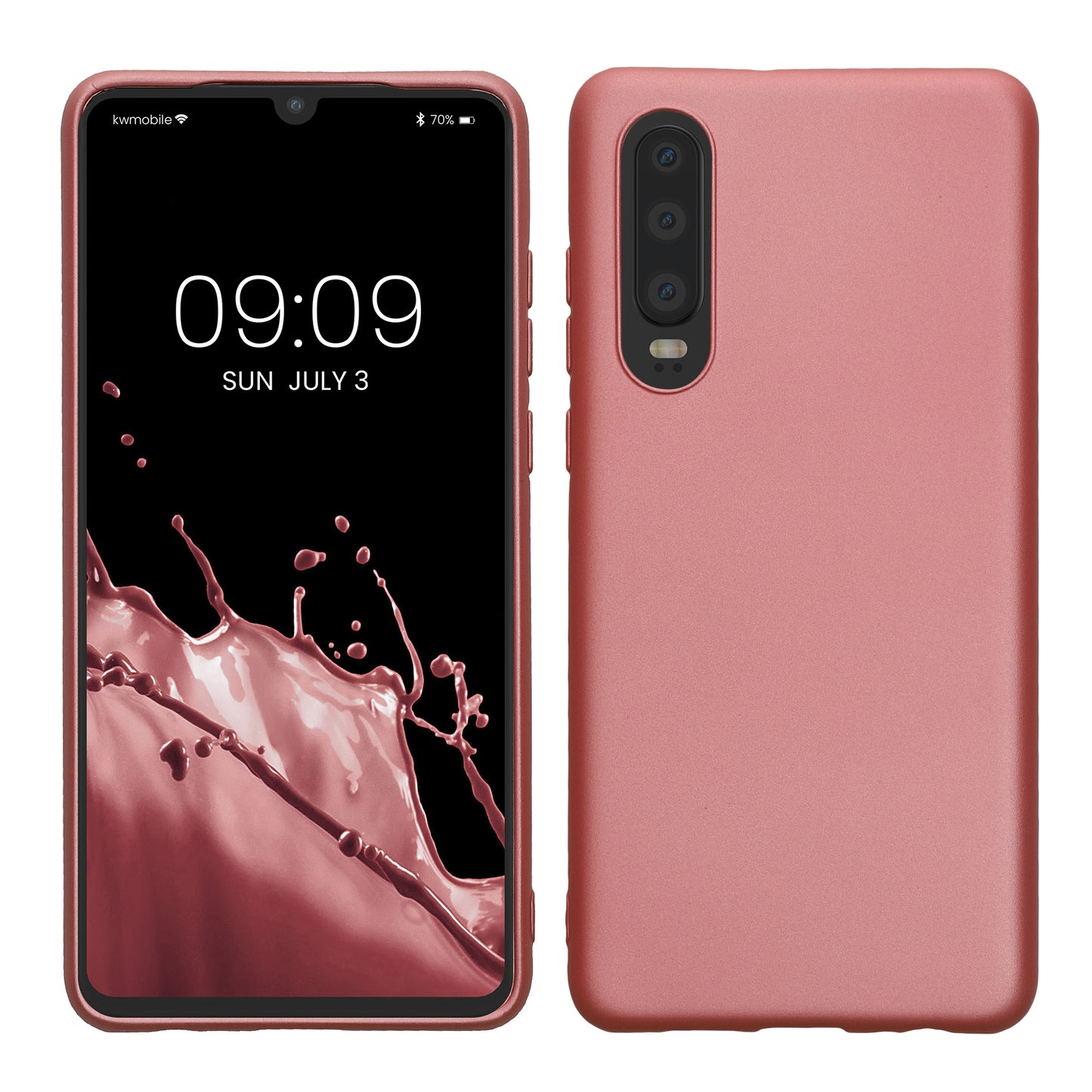 kwmobile Huawei P30 Case - Silicone Cover - Protective Case