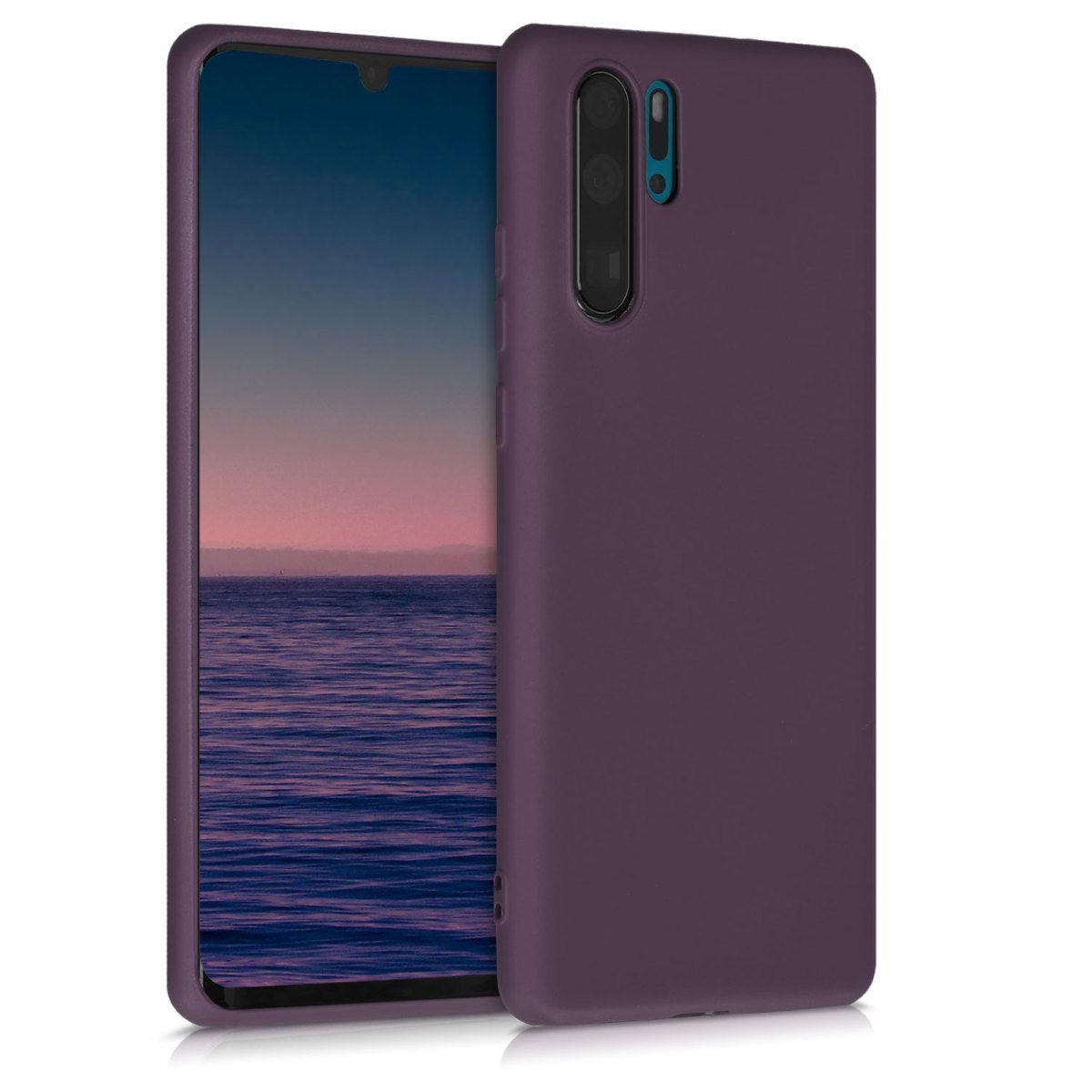 kwmobile Phone Case for Huawei P30 Pro - Metallic Shimmering Silicone Case - Protective Cover