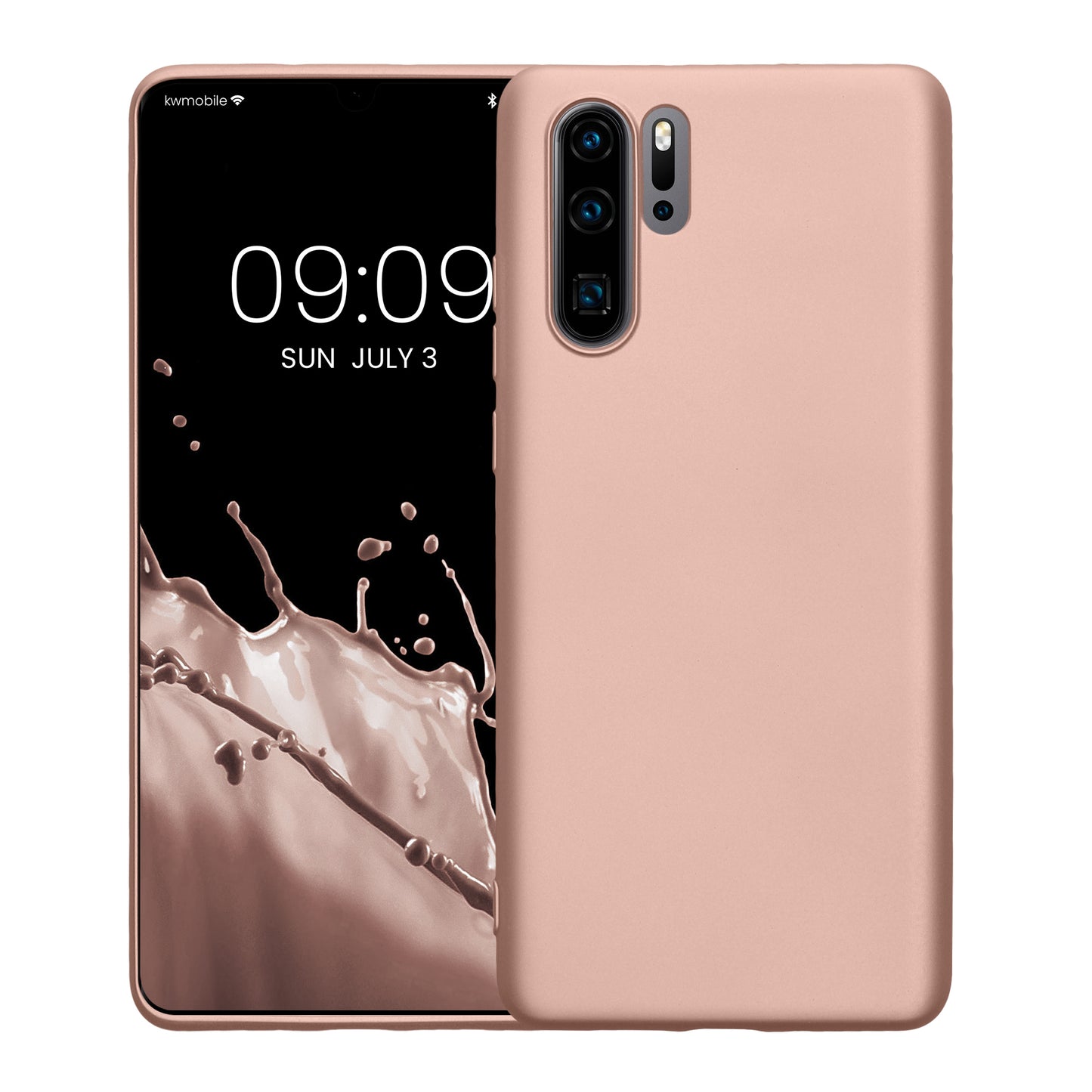 kwmobile Phone Case for Huawei P30 Pro - Metallic Shimmering Silicone Case - Protective Cover