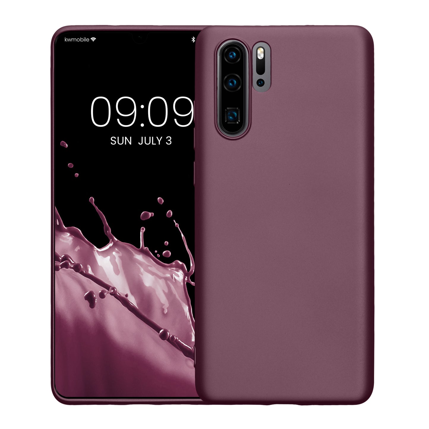 kwmobile Phone Case for Huawei P30 Pro - Metallic Shimmering Silicone Case - Protective Cover