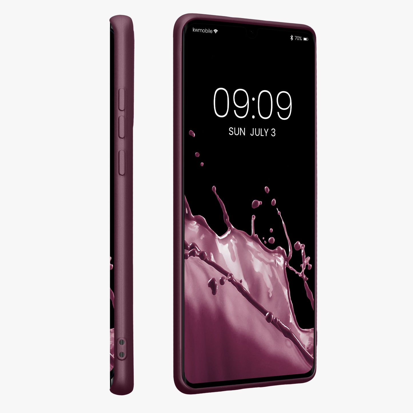 kwmobile Phone Case for Huawei P30 Pro - Metallic Shimmering Silicone Case - Protective Cover