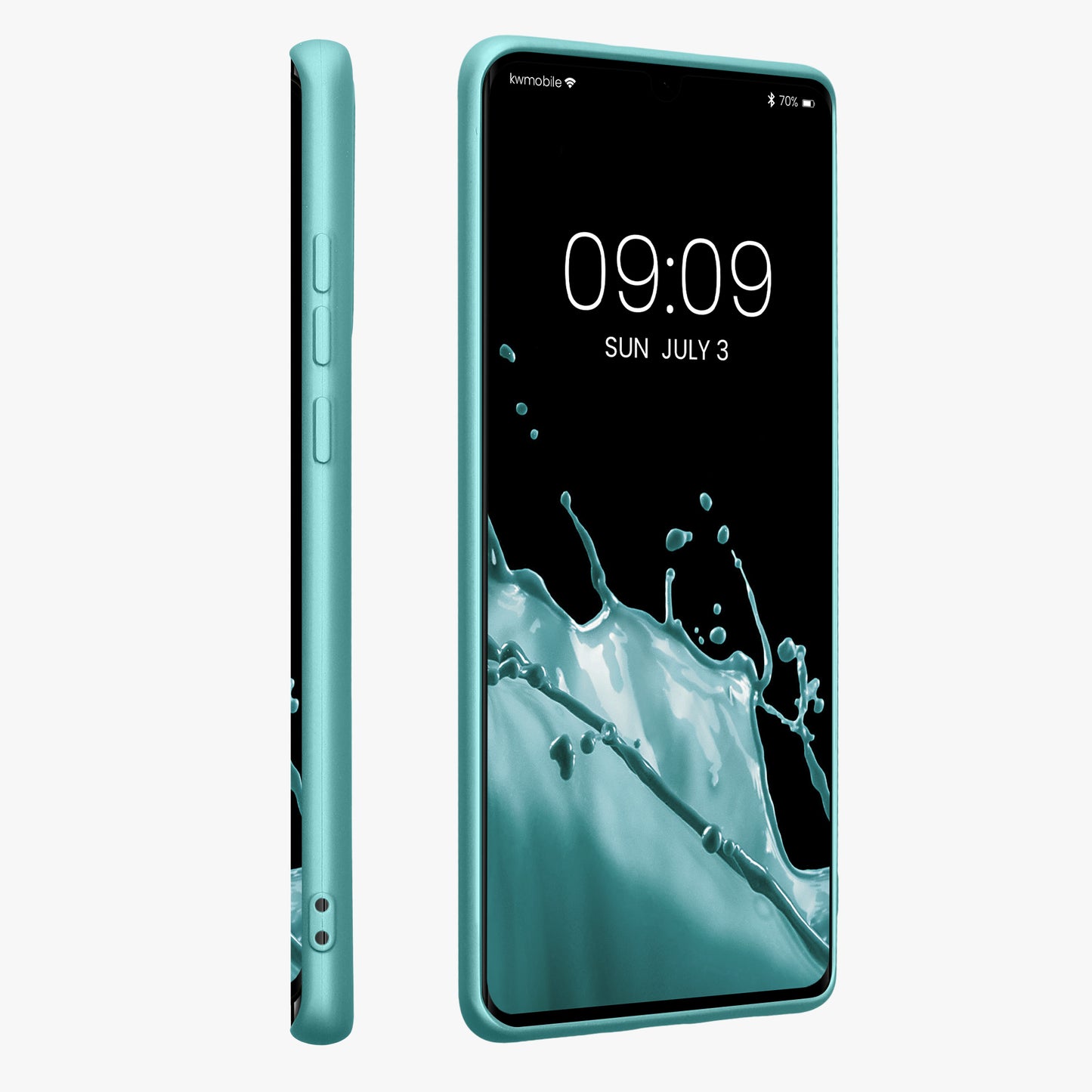 kwmobile Phone Case for Huawei P30 Pro - Metallic Shimmering Silicone Case - Protective Cover