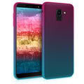kwmobile Case Compatible with Samsung Galaxy J6 - Cover Cell Phone - Transparent Cell Phone Case