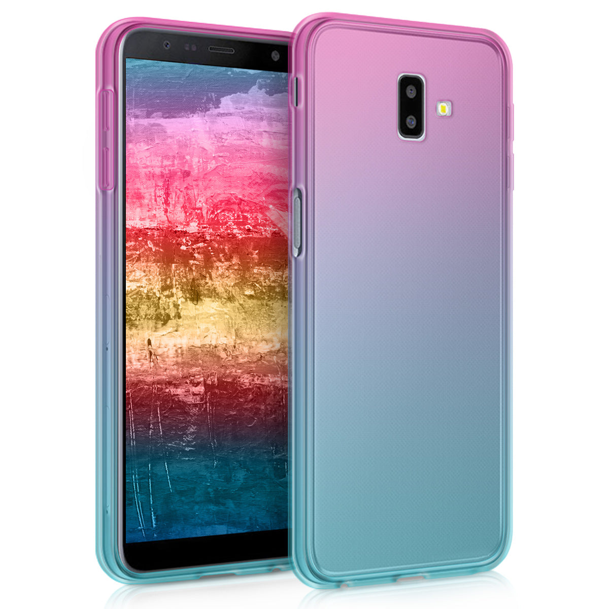 kwmobile Case Compatible with Samsung Galaxy J6+ / J6 Plus DUOS - Phone Cover - Cell Phone Case