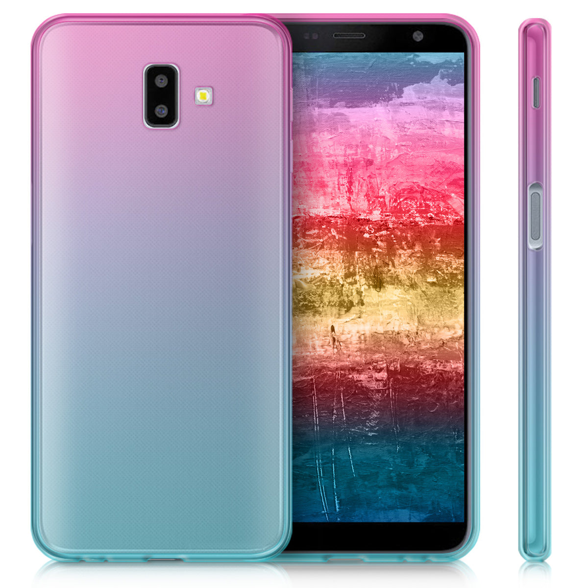 kwmobile Case Compatible with Samsung Galaxy J6+ / J6 Plus DUOS - Phone Cover - Cell Phone Case