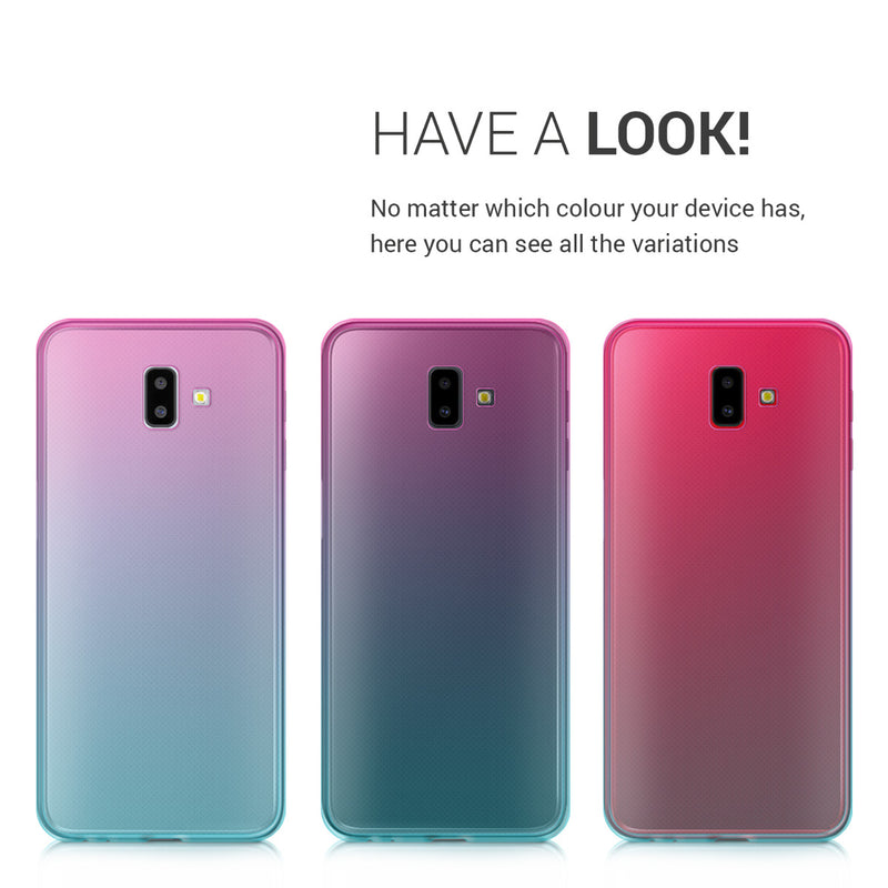kwmobile Case Compatible with Samsung Galaxy J6+ / J6 Plus DUOS - Phone Cover - Cell Phone Case