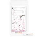 kwmobile Case Compatible with Samsung Galaxy S10 - Silicone Cover Transparent Cherry Blossom Petals