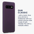 Samsung Galaxy S10 Silicone Phone Case Metallic