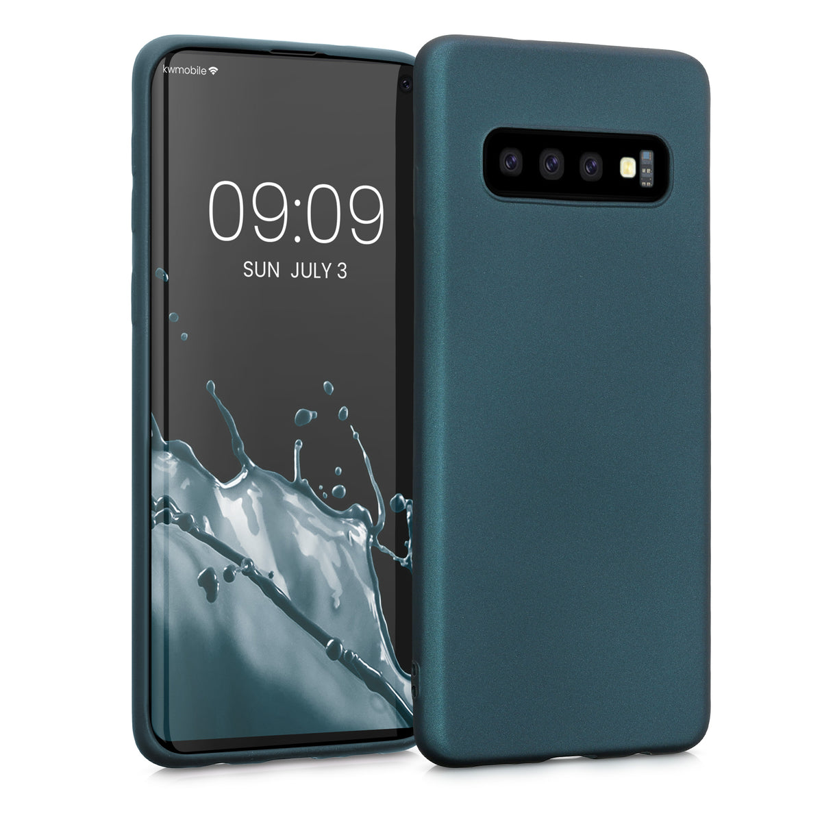 Samsung Galaxy S10 Silicone Phone Case Metallic