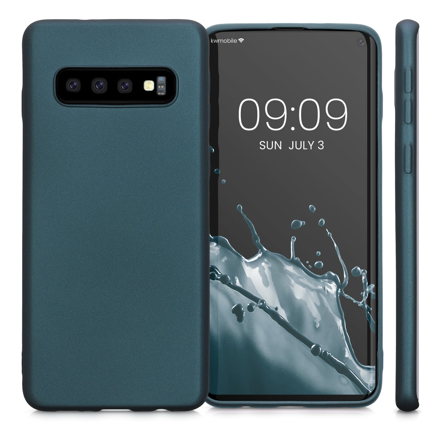 Samsung Galaxy S10 Silicone Phone Case Metallic