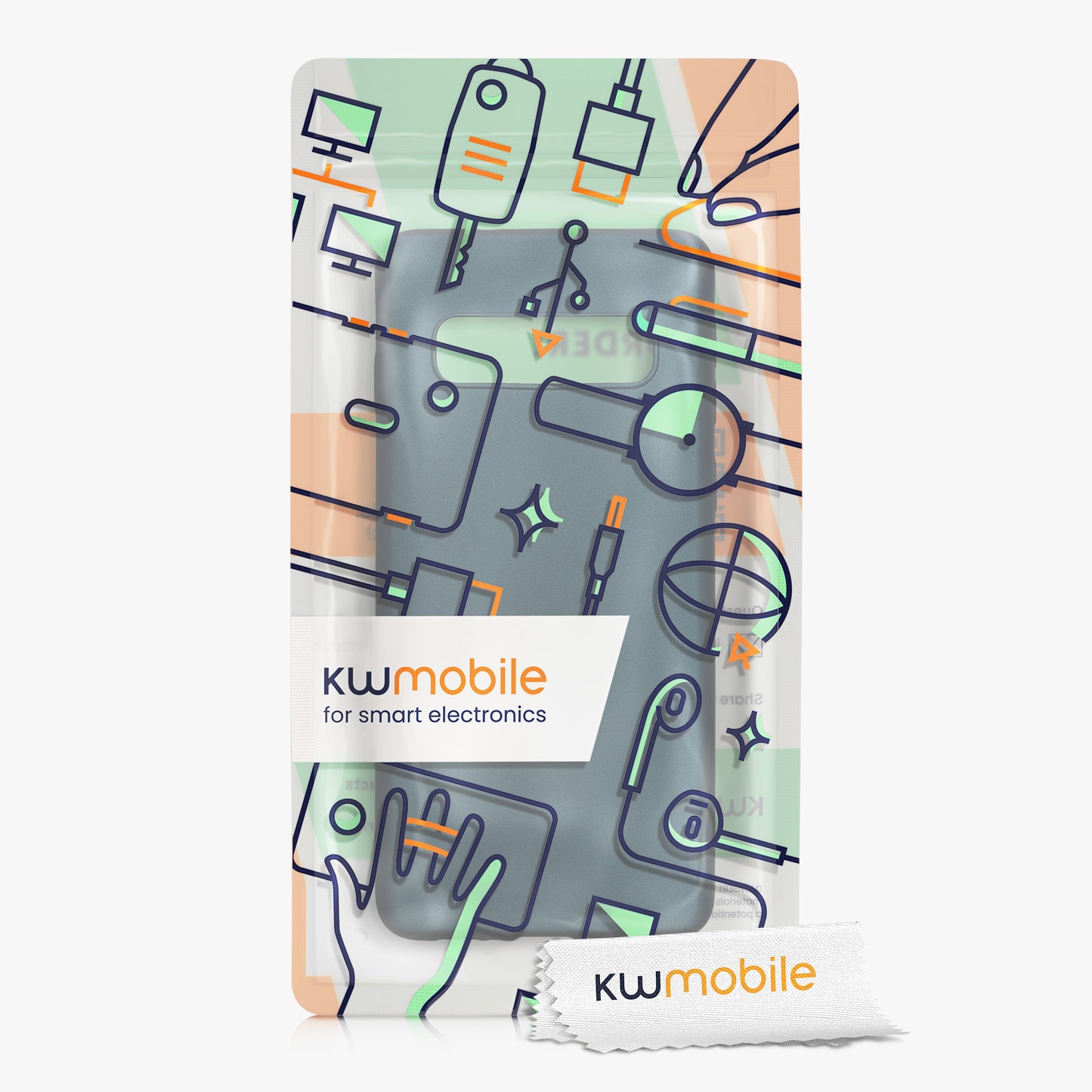 Samsung Galaxy S10 Silicone Phone Case Metallic
