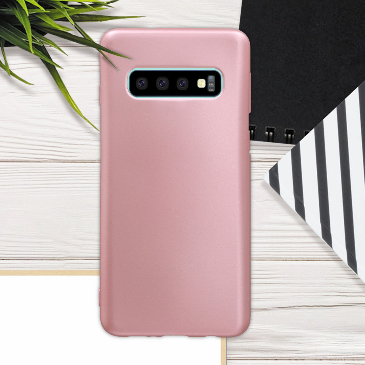 Samsung Galaxy S10 Silicone Phone Case Metallic