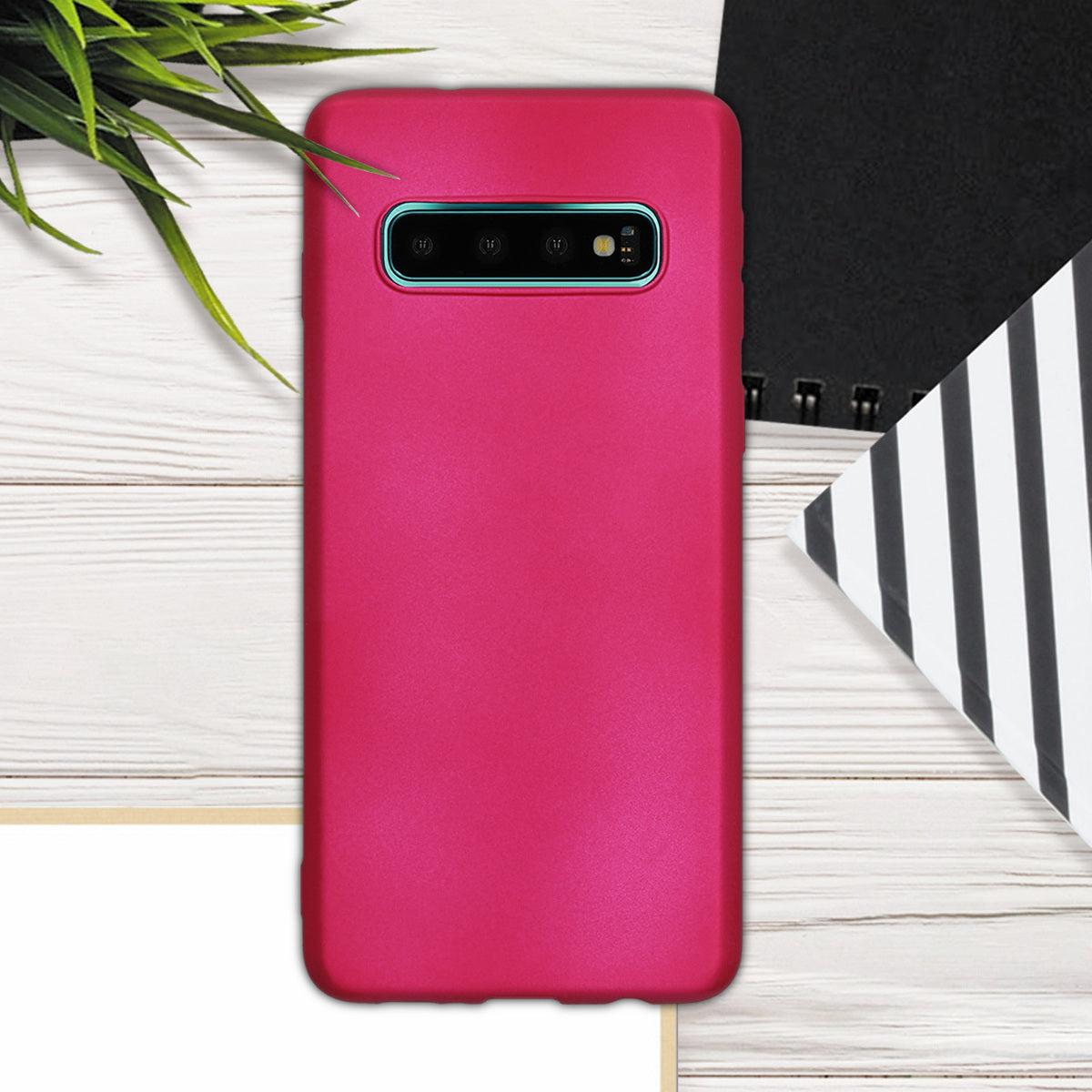 Samsung Galaxy S10 Silicone Phone Case Metallic