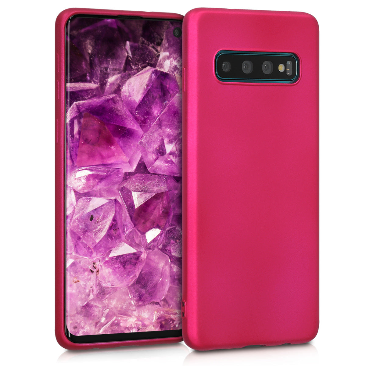 Samsung Galaxy S10 Silicone Phone Case Metallic