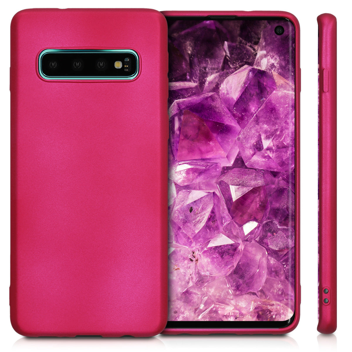 Samsung Galaxy S10 Silicone Phone Case Metallic